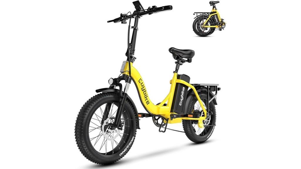 powerful foldable electric bike