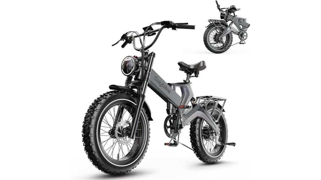 powerful folding electric bike