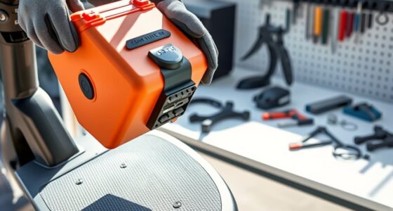 safely replace scooter battery