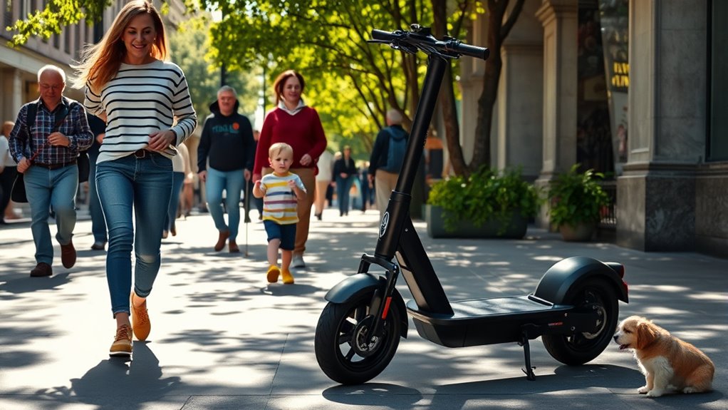scooter sidewalk sharing etiquette