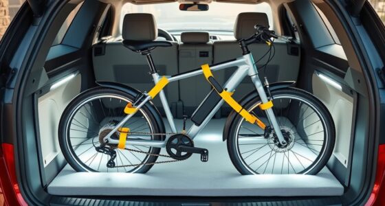 securely load e bike safely