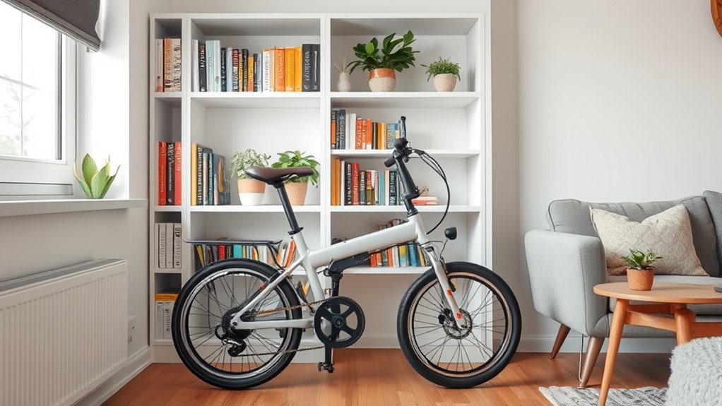 smart indoor bike storage