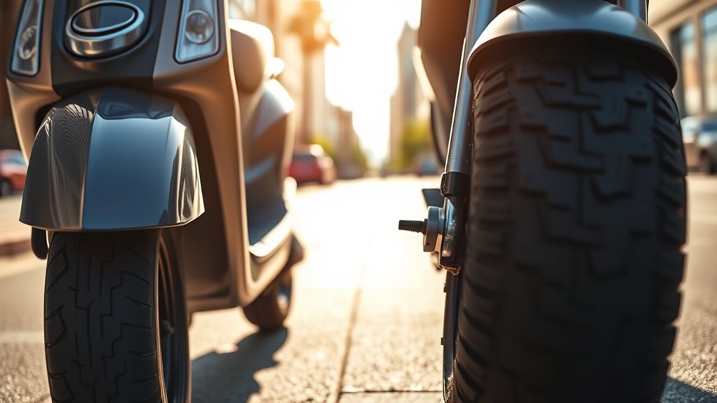 solid tires offer convenience