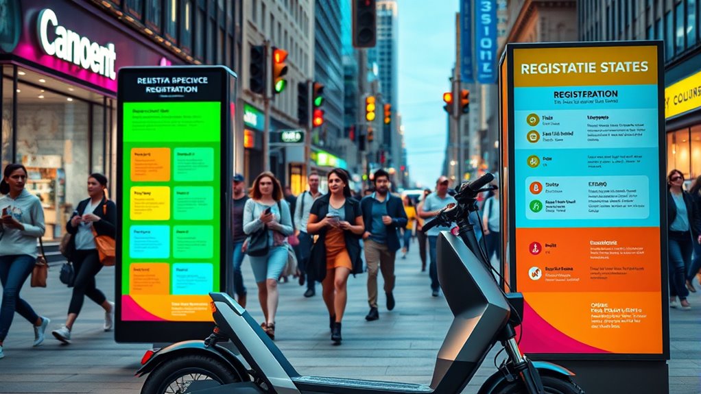 state specific e scooter registration
