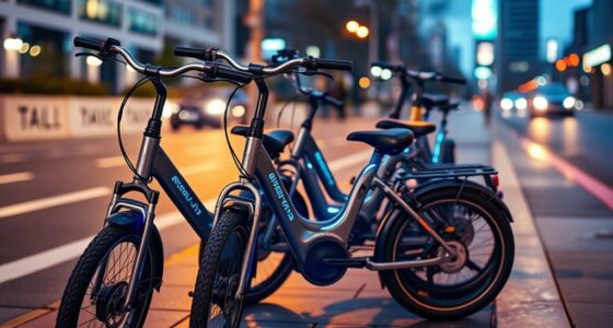top folding e bikes with lights
