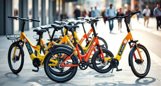 top folding step through e bikes