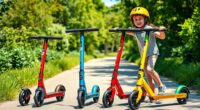top kids folding electric scooters