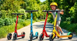 top kids folding electric scooters