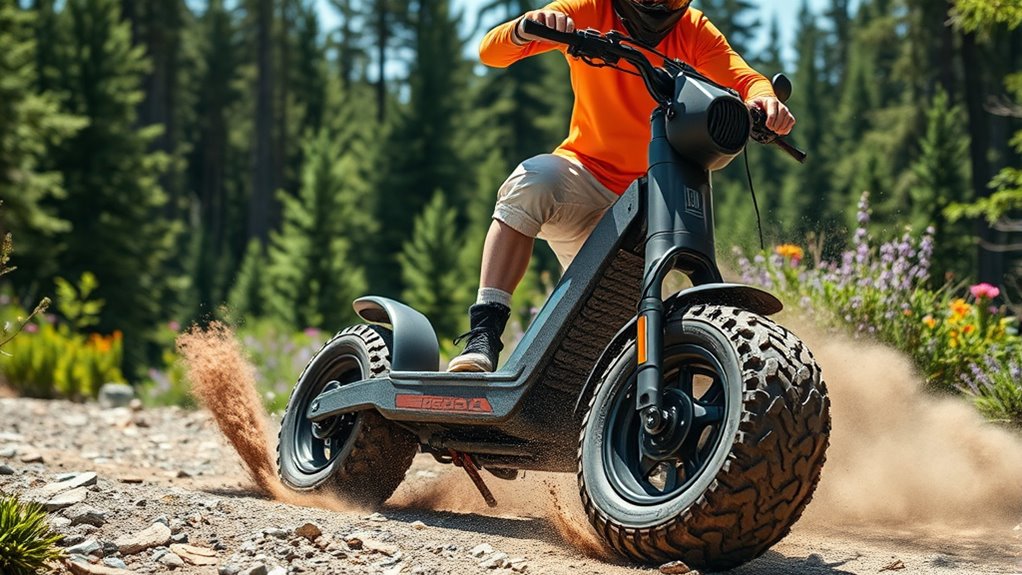 top off road electric scooters