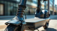 top shock absorber electric scooters