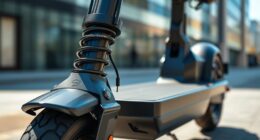 top shock absorber electric scooters
