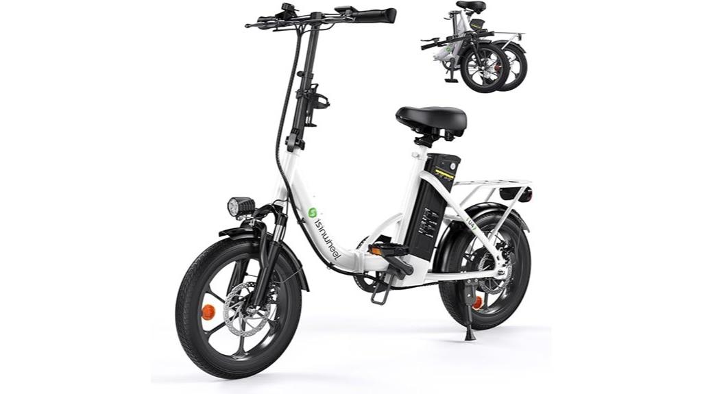 u4 16 inch folding electric bike