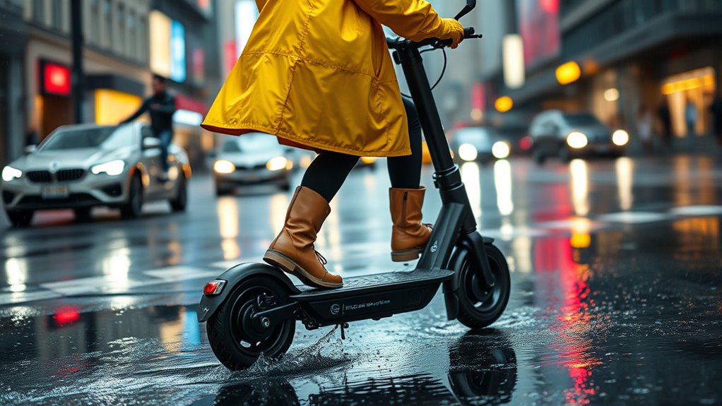 wear waterproof gear