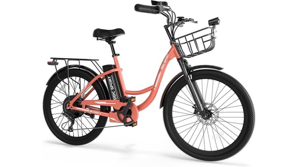 24 inch electric city bike