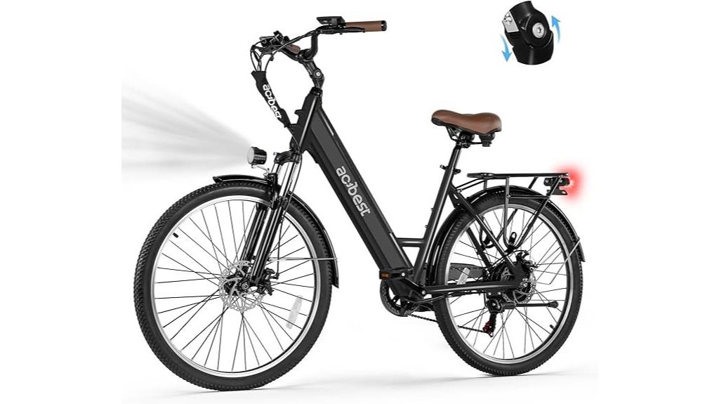 26 inch electric commuter bike