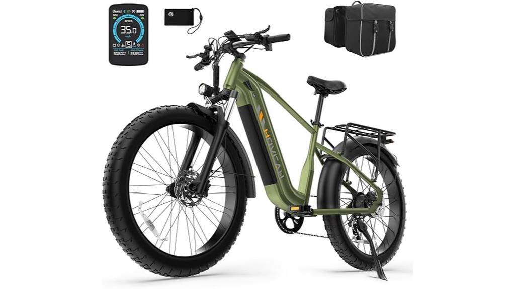 26 inch fat tire ebike