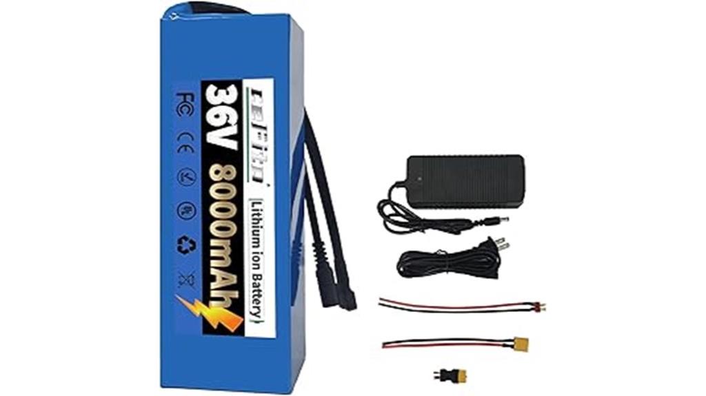 36v lithium battery options