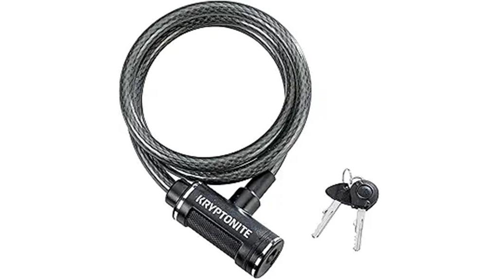6ft braided steel cable