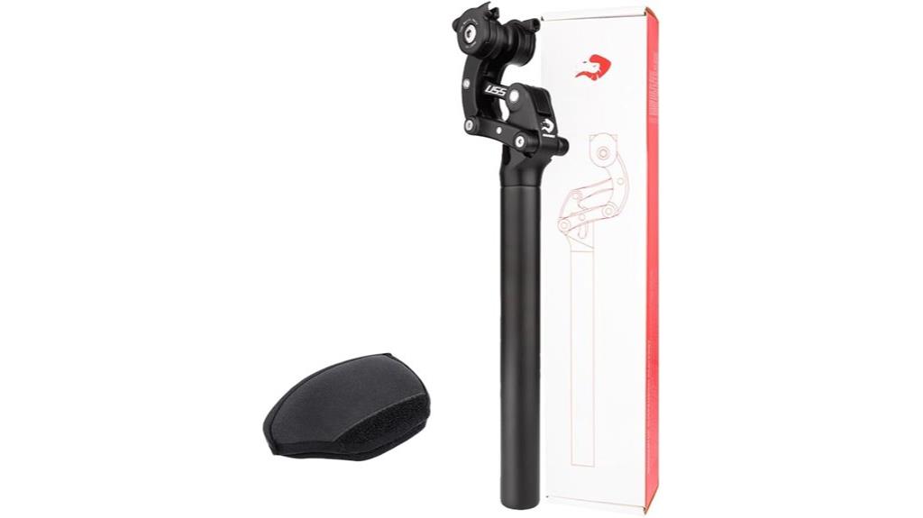 adjustable bike seatpost cover