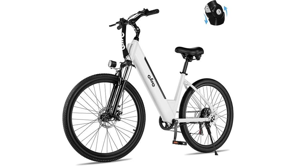 adult 26 inch step through ebike