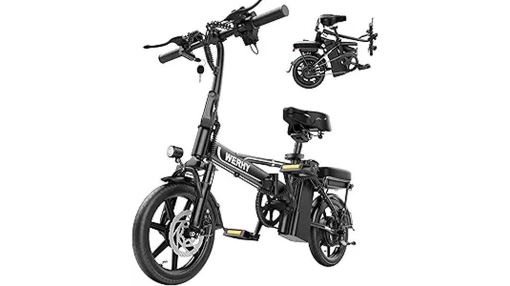 adult folding electric bike