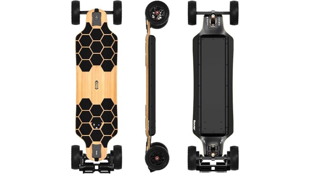 all terrain bamboo electric skateboard
