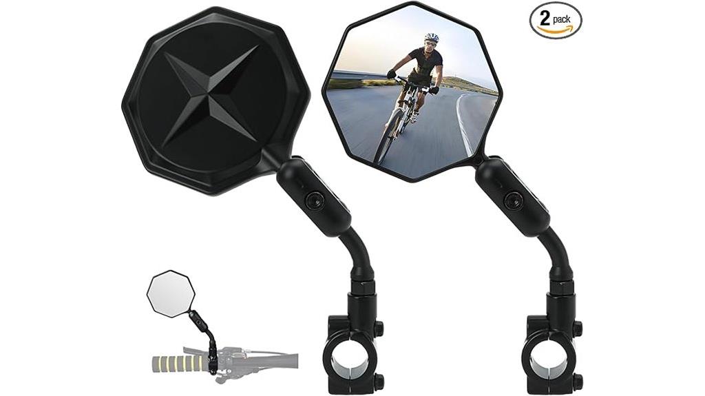 aluminum 360 bike mirrors