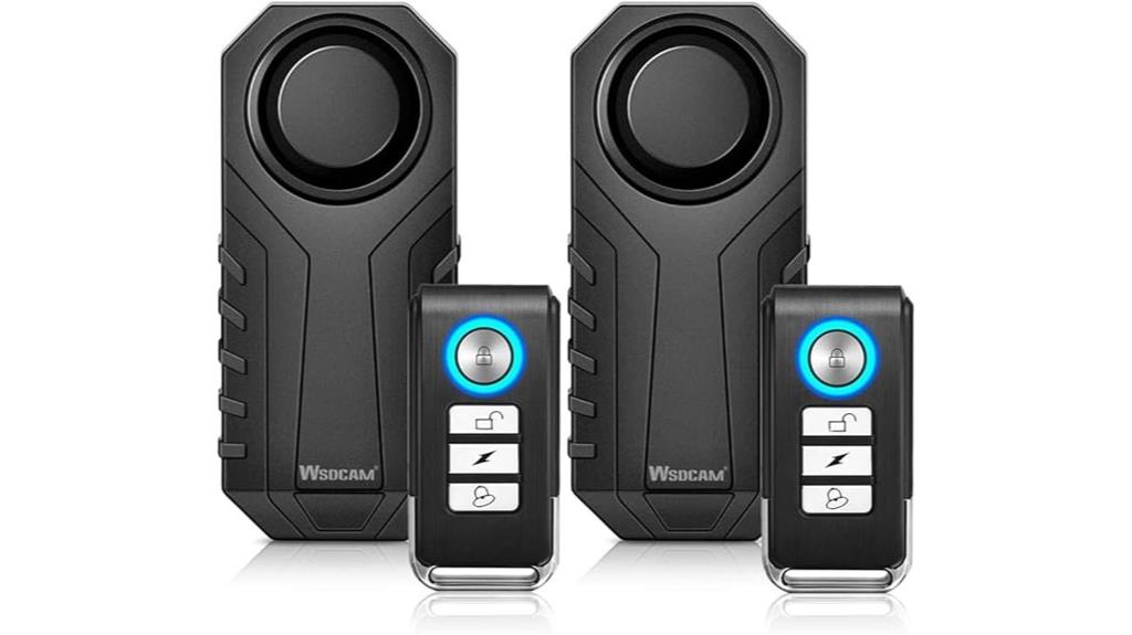 bike alarm with remotes