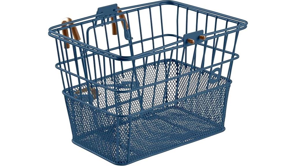 bike basket with hooks