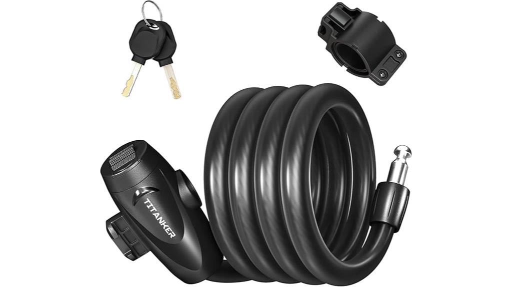 bike lock with mount