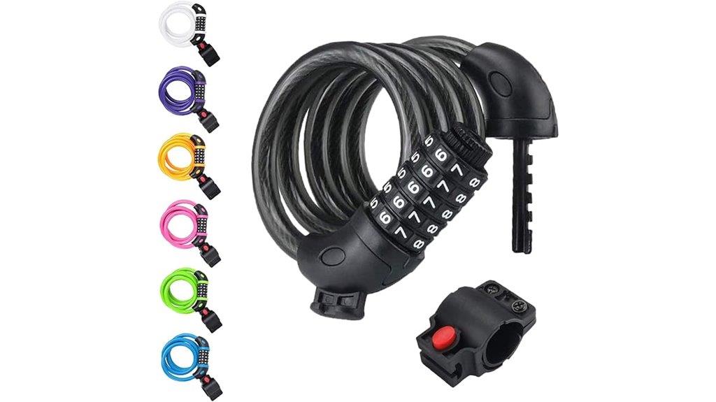 bike lock with mount