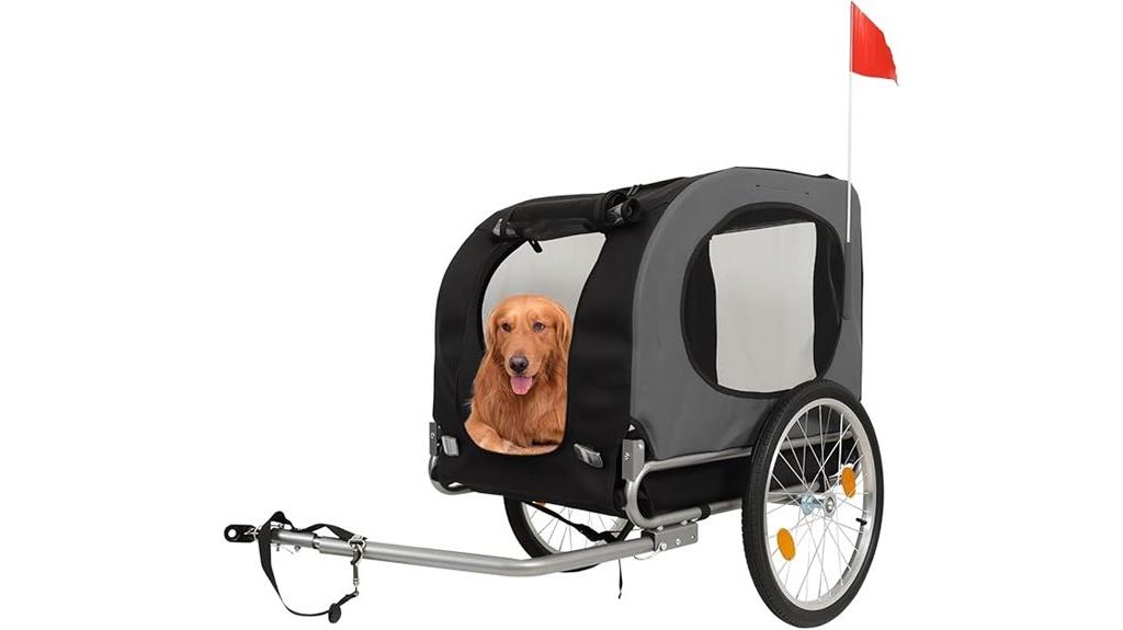 bike pet trailer capacity