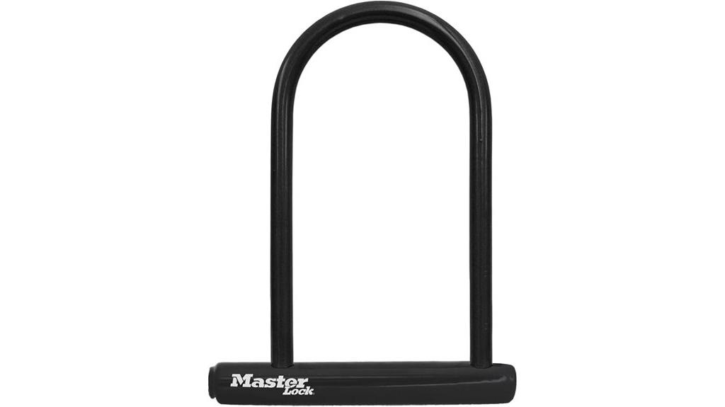 black bike lock