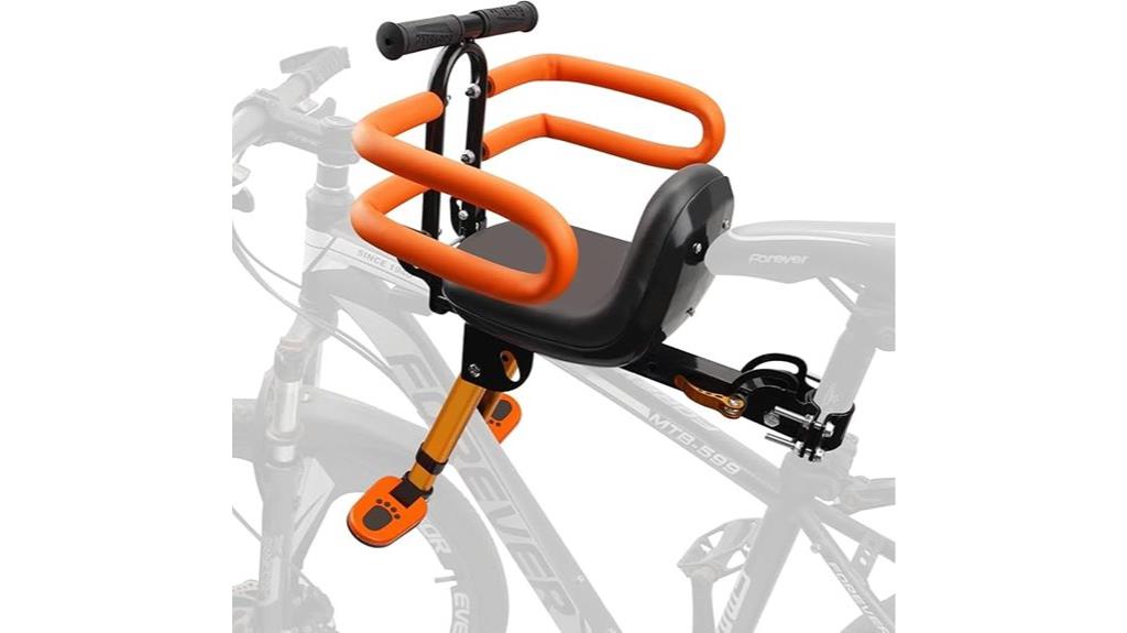 child bike seat attachment