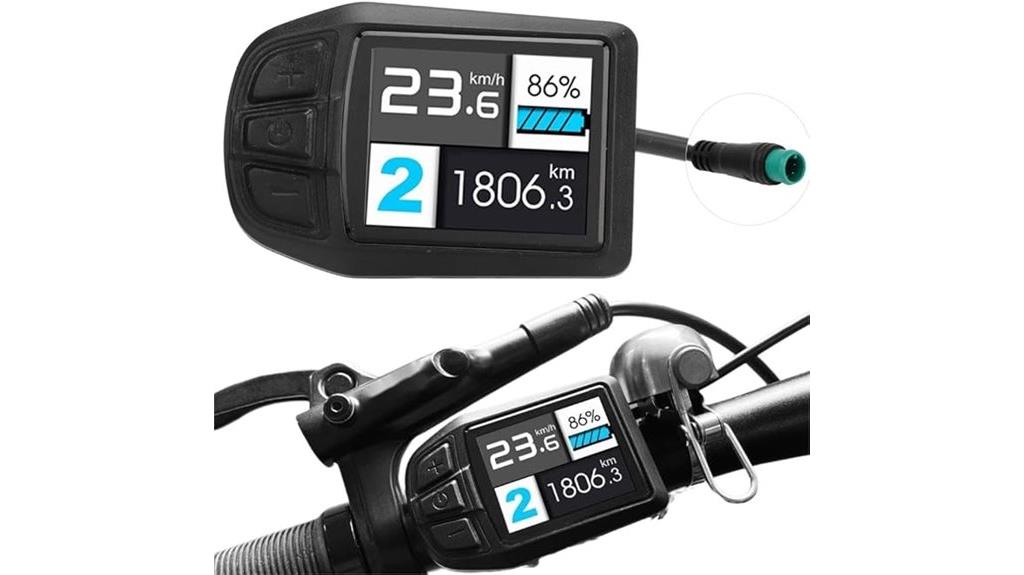 colorful lcd display meter