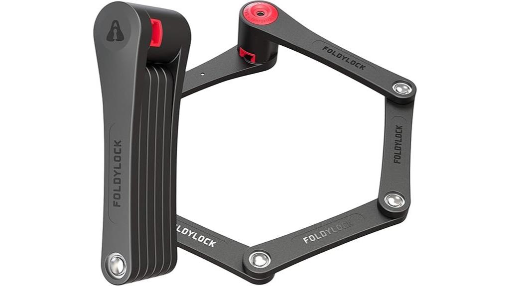 compact foldable bike lock