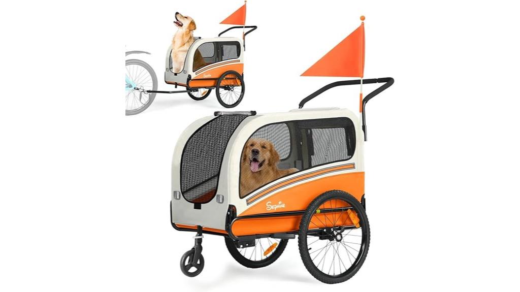 dog bike trailer stroller