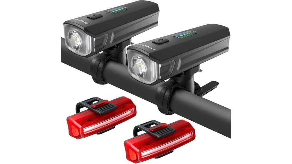 dual bicycle light set