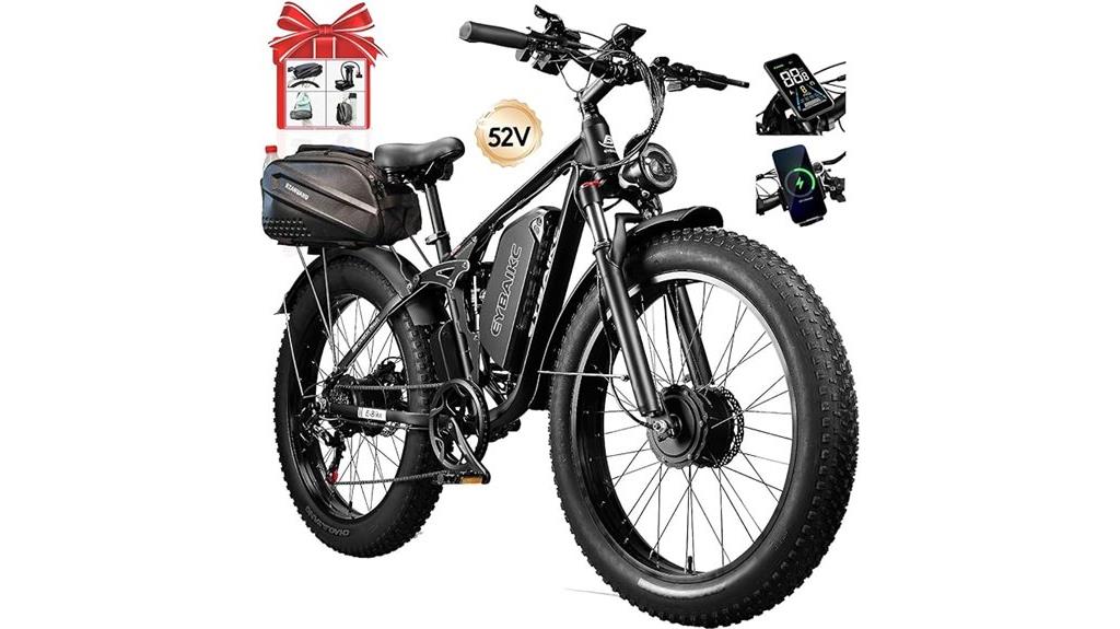 dual motor electric mountain bike