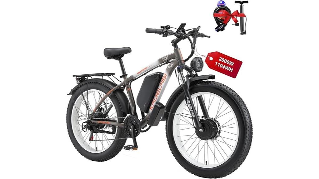 dual motor fat tire ebike
