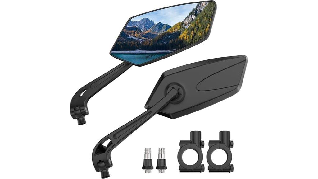 dual pack bicycle mirrors