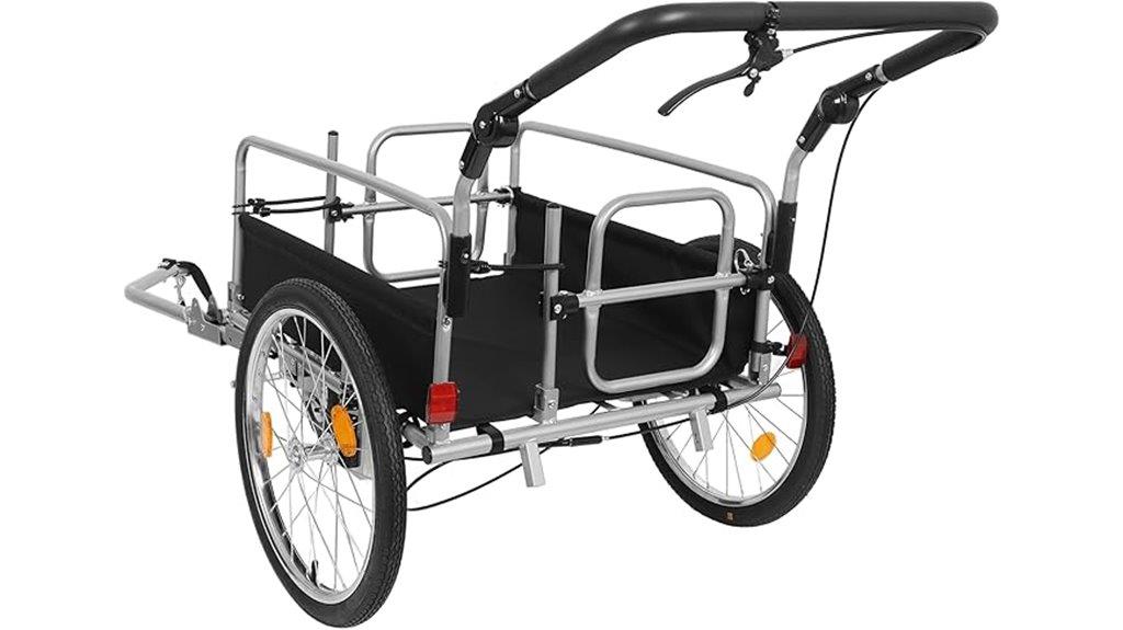 durable 3 in 1 bike trailer