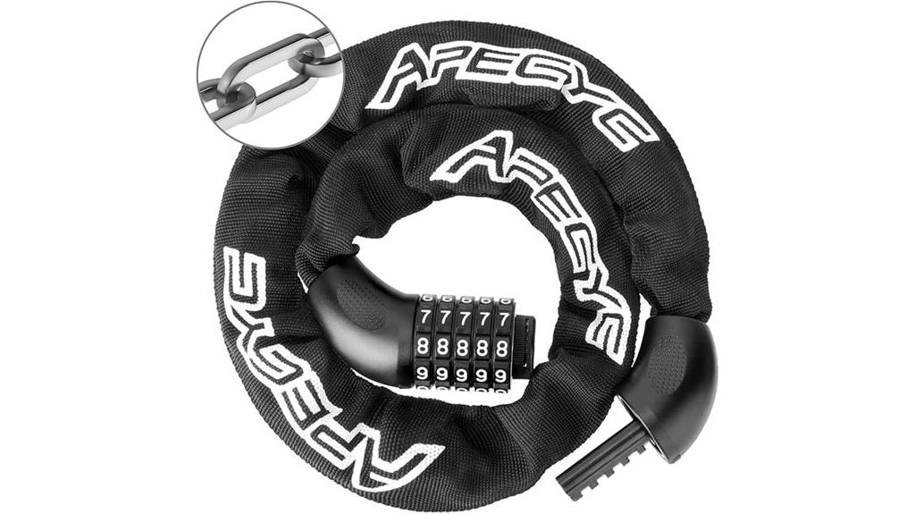 durable combination bike lock