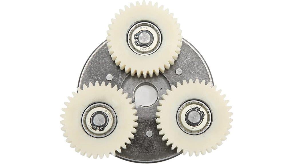electric motor gear clutch