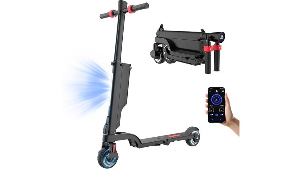 electric scooter with removable battery