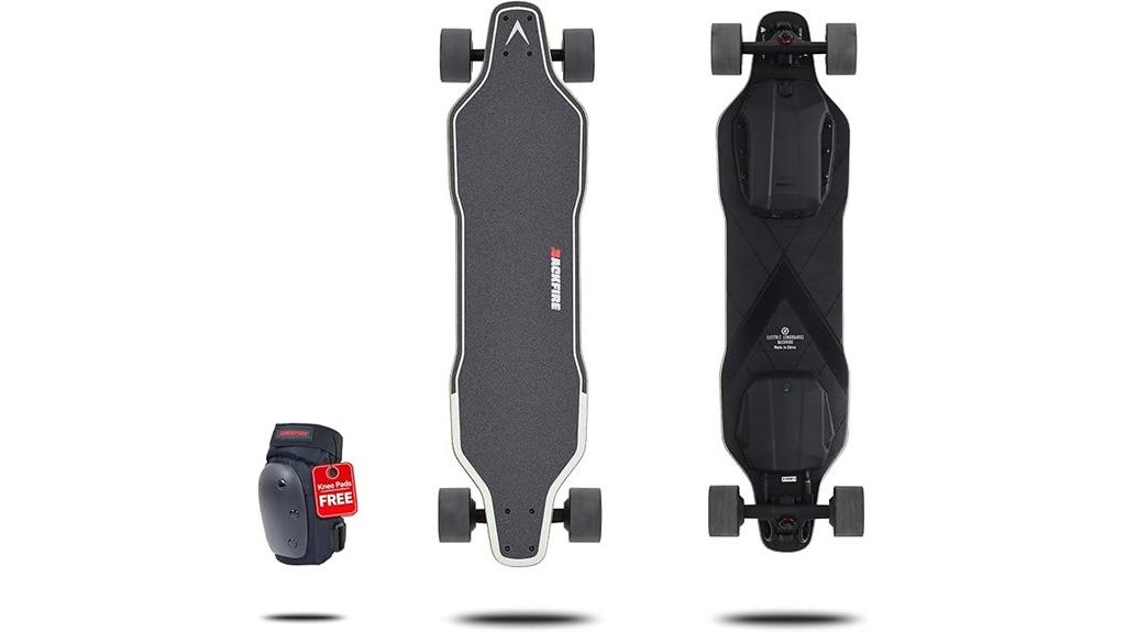 electric skateboard with gear