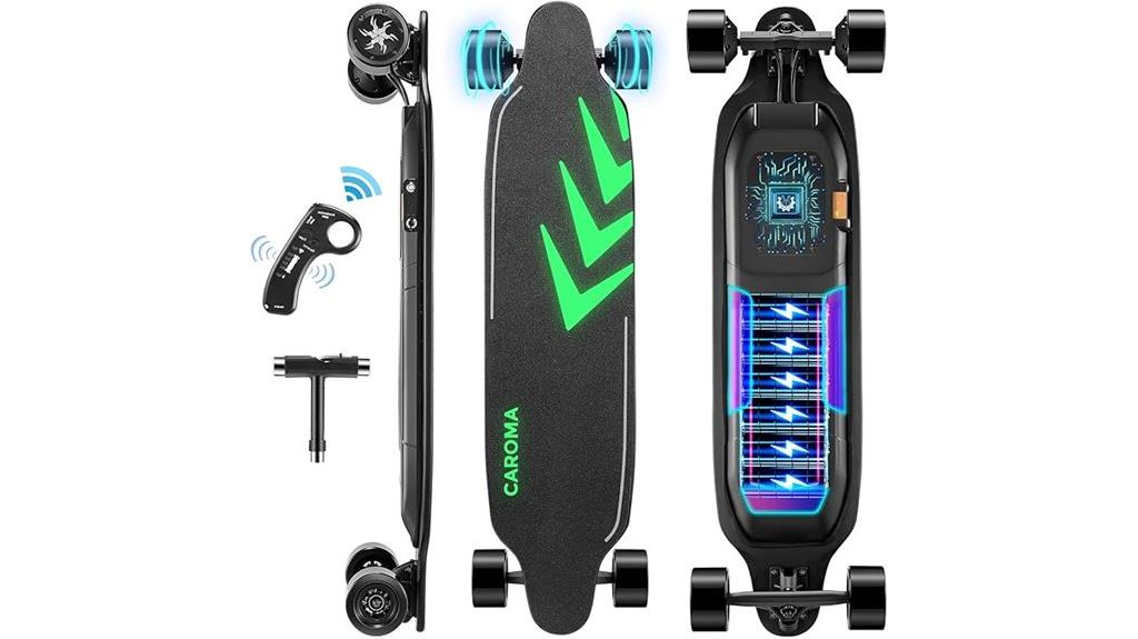 electric skateboard with remote