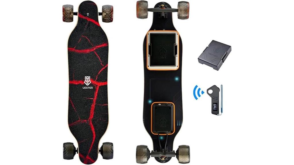 electric skateboard with remote
