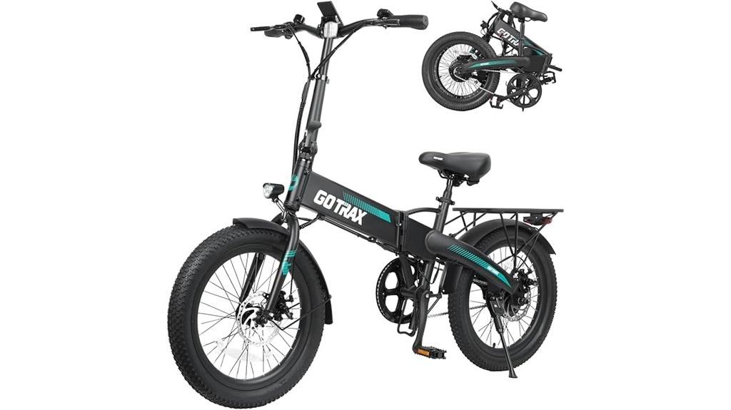 foldable 20 mile range bike