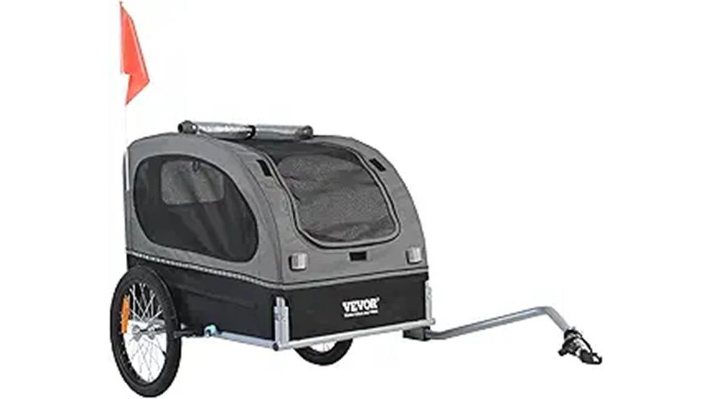 foldable dog bike trailer
